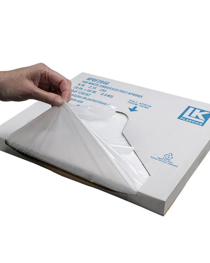 Tạp Dề Nilon Dùng Một Lần LK Packaging AP12F2846 71.1 x 116.8 cm, Trong Suốt
