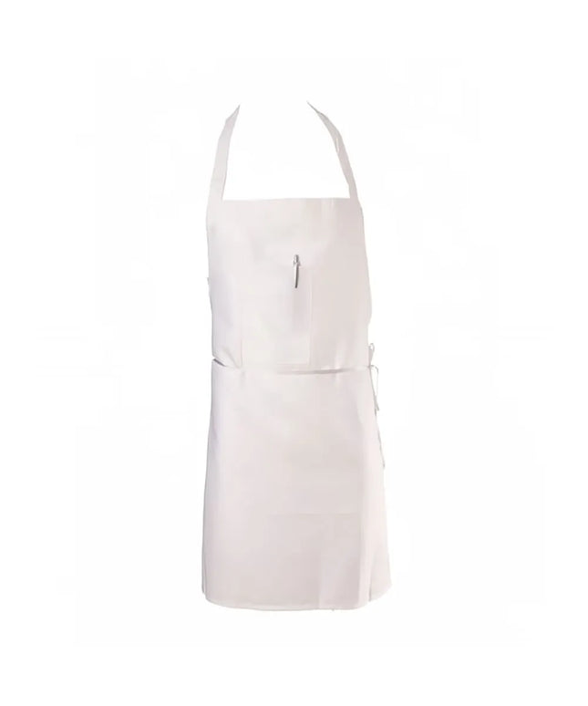 Tạp Dề Yếm Chef Revival 600BAW-XL 76.2 x 96.5 cm, Poly-Cotton, Trắng