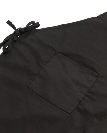 Tạp Dề Yếm Chef Revival 601BAC-BK 86.4 x 71.1 cm, Poly-Cotton, Đen