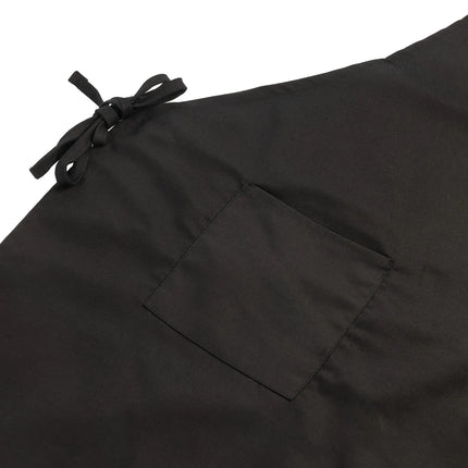 Tạp Dề Yếm Chef Revival 601BAC-BK 86.4 x 71.1 cm, Poly-Cotton, Đen