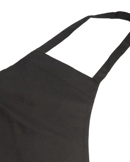 Tạp Dề Yếm Chef Revival 601BAC-BK 86.4 x 71.1 cm, Poly-Cotton, Đen