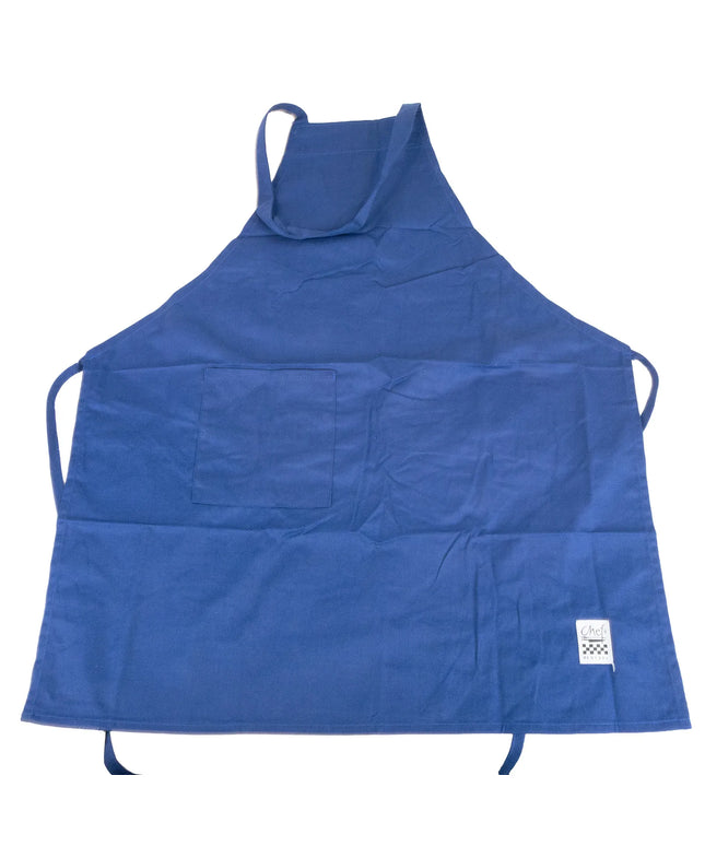 Tạp Dề Yếm Chef Revival 601BAC-RB 86 x 71 cm Poly-Cotton Xanh Royal Blue