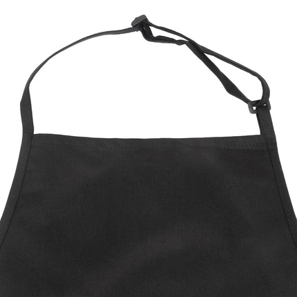 Tạp Dề Yếm Chef Revival 612BAFH-BK 68.6 x 71.1 cm, Poly-Cotton, Đen