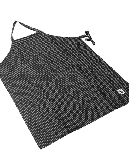 Tạp Dề Yếm Chef Revival 619BA-WS 97 x 74 cm Poly-Cotton Kẻ Sọc Trắng Đen
