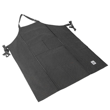 Tạp Dề Yếm Chef Revival 619BA-WS 97 x 74 cm Poly-Cotton Kẻ Sọc Trắng Đen