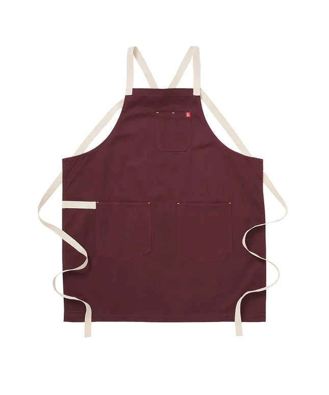Tạp Dề Yếm Chéo Lưng Hedley & Bennett HB001675 83.8 x 76.2 cm, Cotton, Đỏ House Red