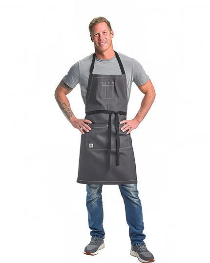 Tạp Dề Yếm Mercer Culinary M63206DEN 86 x 76 cm Poly-Cotton Xám Đậm