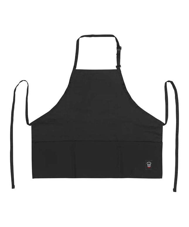 Tạp Dề Yếm Winco BA-2724K 61 x 70 cm Poly-Cotton Đen