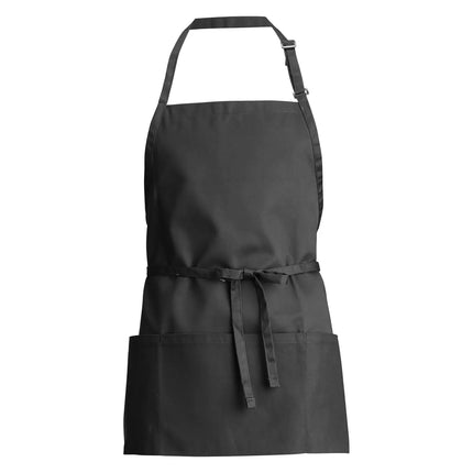 Tạp Dề Yếm Winco BA-2724K 61 x 70 cm Poly-Cotton Đen