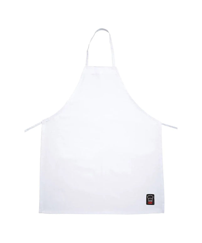 Tạp Dề Yếm Winco BA-3226WH 83.8 x 66 cm, Poly-Cotton, Trắng