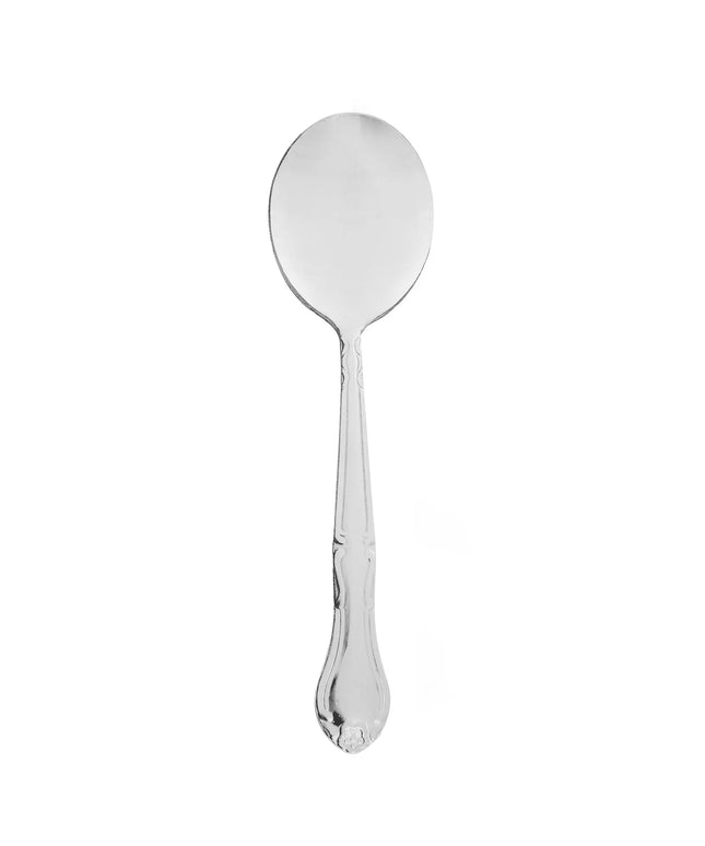 Thìa Súp Bouillon Winco 0004-04 15.2 cm Thép Không Gỉ 18/0, Họa Tiết Elegance