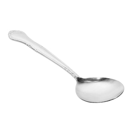 Thìa Súp Bouillon Winco 0004-04 15.2 cm Thép Không Gỉ 18/0, Họa Tiết Elegance