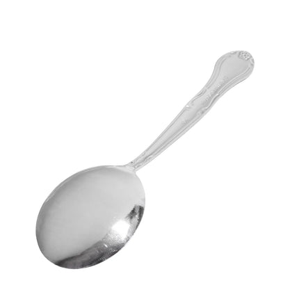 Thìa Súp Bouillon Winco 0004-04 15.2 cm Thép Không Gỉ 18/0, Họa Tiết Elegance