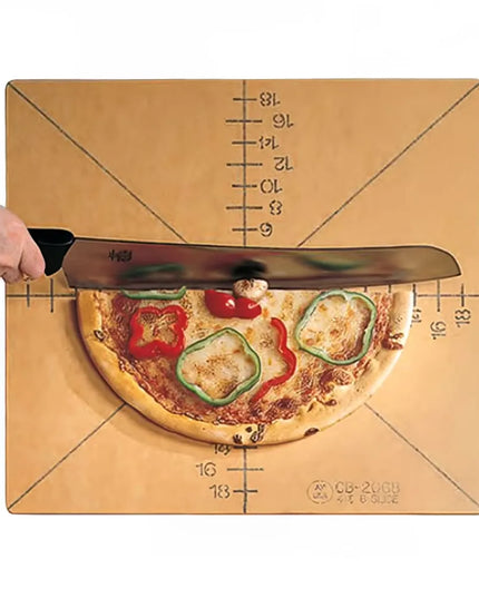 Thớt Cắt Pizza American Metalcraft MPCUT4 Vạch Chia 4 Hoặc 8 Phần, Gỗ Ép