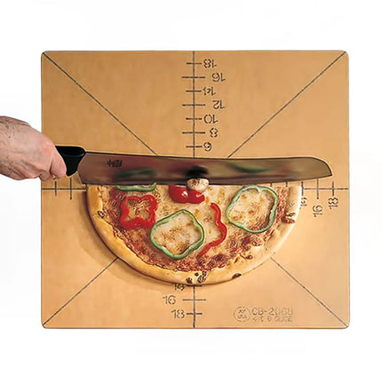 Thớt Cắt Pizza American Metalcraft MPCUT4 Vạch Chia 4 Hoặc 8 Phần, Gỗ Ép
