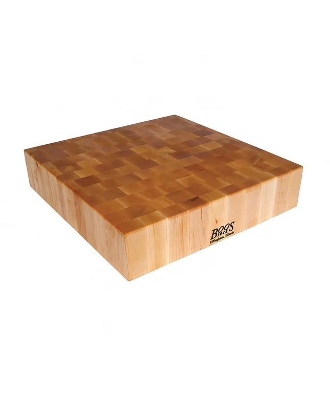 Thớt Chặt John Boos BB03, 76.2x76.2x15.2cm, Gỗ Phong Cứng, 2 Mặt