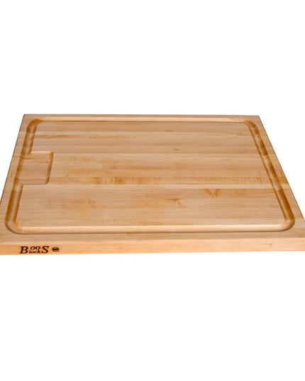 Thớt Gỗ John Boos AUJUS2015 50.8 x 38.1 x 3.8 cm, Rãnh Hứng Nước, Tay Cầm 2 Bên