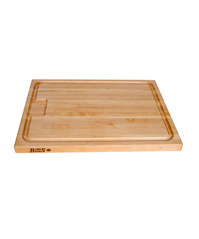 Thớt Gỗ John Boos AUJUS2015 50.8 x 38.1 x 3.8 cm, Rãnh Hứng Nước, Tay Cầm 2 Bên