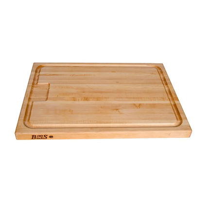 Thớt Gỗ John Boos AUJUS2015 50.8 x 38.1 x 3.8 cm, Rãnh Hứng Nước, Tay Cầm 2 Bên