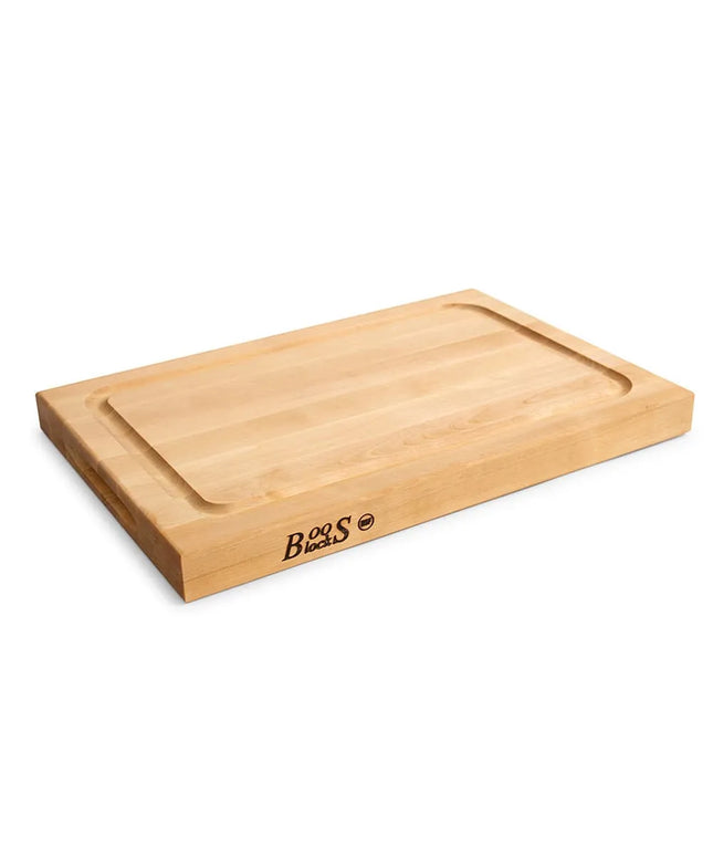 Thớt Gỗ Phong Cứng John Boos BBQBD 30.5 x 45.7 cm, Rãnh Viền, 2 Mặt Dùng
