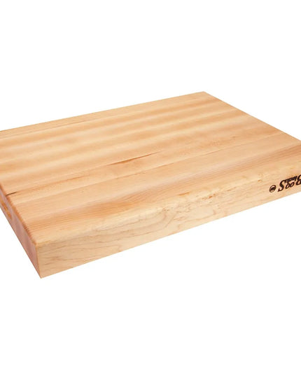 Thớt Gỗ Phong Cứng John Boos RA02-GRV 38.1 x 50.8 x 5.7 cm, Rãnh & Tay Cầm