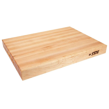 Thớt Gỗ Phong Cứng John Boos RA02-GRV 38.1 x 50.8 x 5.7 cm, Rãnh & Tay Cầm