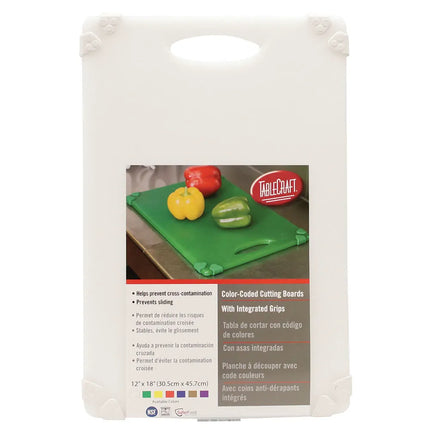 Thớt Nhựa Chống Trượt Tablecraft CBG1218AWH Polyethylene 30 x 46 cm, Trắng
