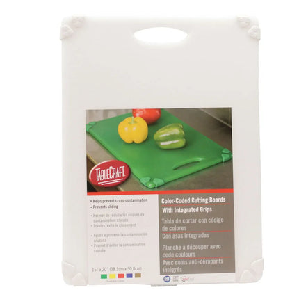 Thớt Nhựa Chống Trượt Tablecraft CBG1520AWH Polyethylene 38 x 51 cm, Trắng