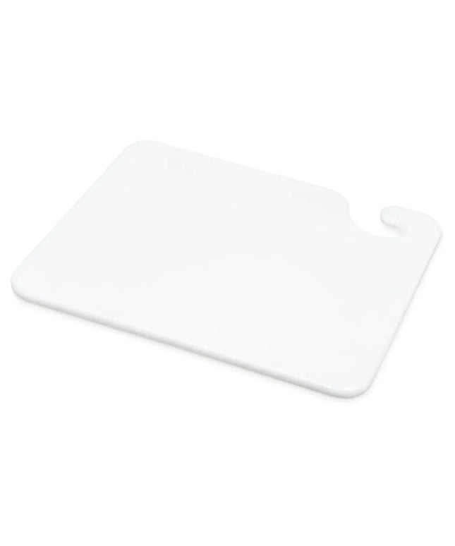 Thớt Nhựa Có Tay Cầm San Jamar CB101212WH Cut-N-Carry 25 x 30 x 1.3 cm, NSF, Trắng