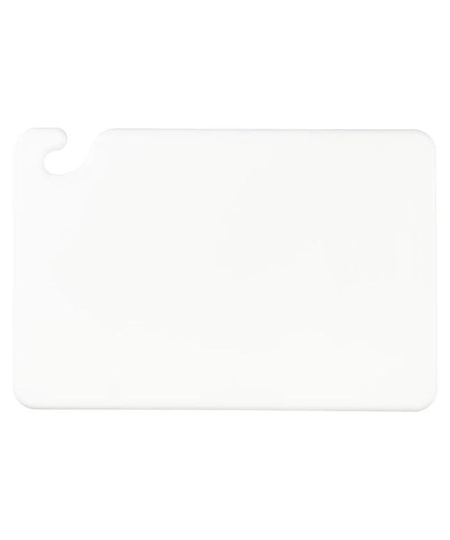 Thớt Nhựa Có Tay Cầm San Jamar CB121812WH Cut-N-Carry 30 x 46 x 1.3 cm, NSF, Trắng