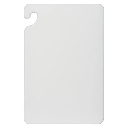 Thớt Nhựa Có Tay Cầm San Jamar CB121812WH Cut-N-Carry 30 x 46 x 1.3 cm, NSF, Trắng