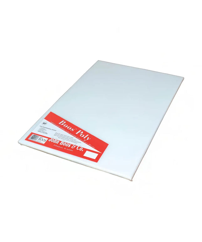 Thớt Nhựa Poly Hai Mặt John Boos P1084 30.5 x 61 x 2.5 cm Màu Trắng