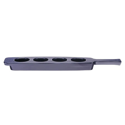 Thớt Phục Vụ 4 Ngăn Libbey 96458 Melamine Đen