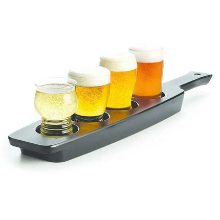 Thớt Phục Vụ 4 Ngăn Libbey 96458 Melamine Đen