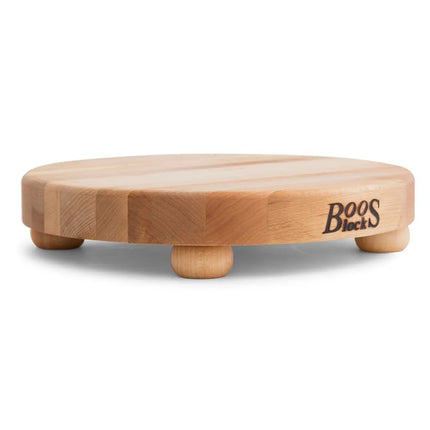 Thớt Tròn John Boos B12R 30.5 cm, Gỗ Maple, Chân Gỗ