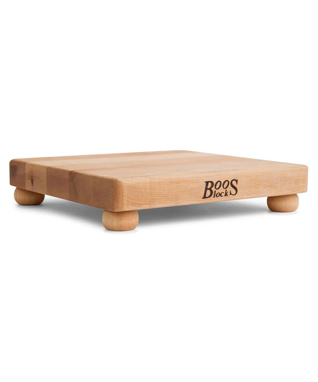 Thớt Vuông John Boos B12S 30.5 cm, Gỗ Maple, Chân Gỗ