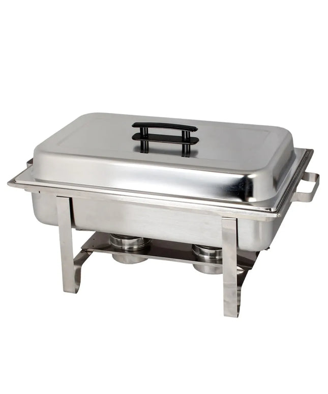 Thunder Group SLRCF001 Full Size Chafer w/ Lift Off Lid & Chafing Fuel Heat