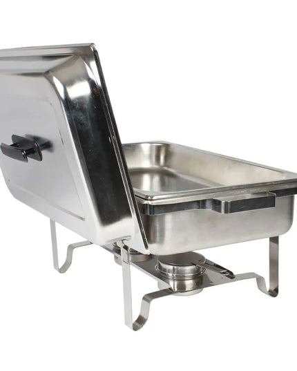 Thunder Group SLRCF001 Full Size Chafer w/ Lift Off Lid & Chafing Fuel Heat