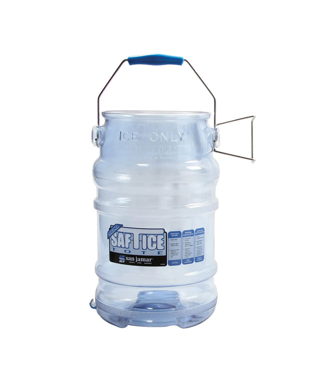 Thùng Đựng Đá Tròn San Jamar SI6000 22.7 l, Xanh Trong