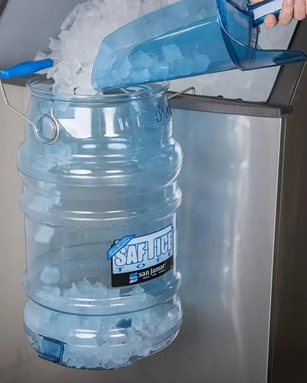 Thùng Đựng Đá Tròn San Jamar SI6000 22.7 l, Xanh Trong