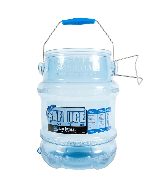 Thùng Đựng Đá Tròn San Jamar SI6100 18.9 l, Xanh Trong