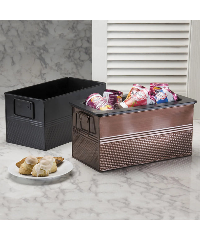 Thùng Làm Lạnh Hình Chữ Nhật American Metalcraft BEVB6612 31.1 cm x 15.9 cm x 15.2 cm, Đen