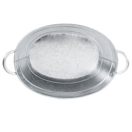 Thùng Làm Lạnh Oval Tablecraft BT1914 20.8 lít - 48.3 cm x 35.6 cm x 22.9 cm, Inox