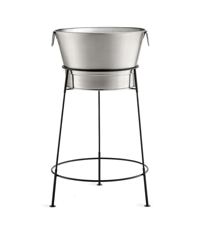 Thùng Làm Lạnh Tròn Tablecraft BT2137N 41.6 lít - Đường Kính 50.8 cm x Cao 95.3 cm, Inox, Đen