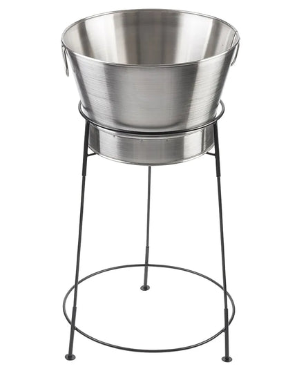 Thùng Làm Lạnh Tròn Tablecraft BT2137N 41.6 lít - Đường Kính 50.8 cm x Cao 95.3 cm, Inox, Đen