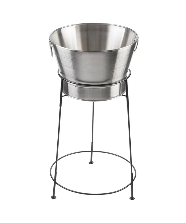 Thùng Làm Lạnh Tròn Tablecraft BT2137N 41.6 lít - Đường Kính 50.8 cm x Cao 95.3 cm, Inox, Đen