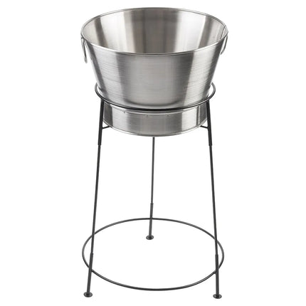 Thùng Làm Lạnh Tròn Tablecraft BT2137N 41.6 lít - Đường Kính 50.8 cm x Cao 95.3 cm, Inox, Đen