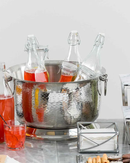 Thùng Làm Lạnh Tròn Tablecraft BTB1610 22.7 lít - 41.9 cm x 26.7 cm, Inox