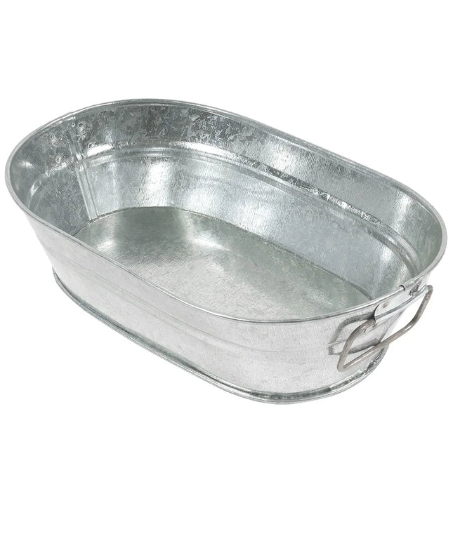 Thùng Phục Vụ Oval American Metalcraft MTUB69 Có Tay Cầm Hai Bên 710 ml - 22.2 cm x 14 cm x 6.4 cm, Thiếc