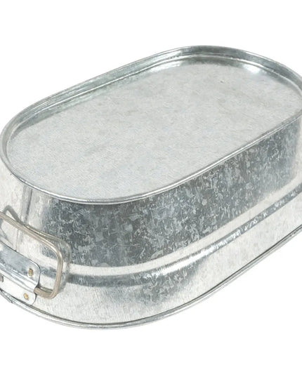 Thùng Phục Vụ Oval American Metalcraft MTUB69 Có Tay Cầm Hai Bên 710 ml - 22.2 cm x 14 cm x 6.4 cm, Thiếc